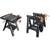 Worx Clamping Sawhorses & Pegasus Work Table(Clamping Sawhorses Pegasus Kit)