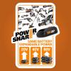WORX 20V Brushless Hydroshot WG630.2 Cordless High Flow Pressure Washer, Car Washer, Home Cleaner Portable Garden Watering, PowerShare, 5-in-1 Adjustable Nozzle, 1 * 4.0Ah Battery & Charger Included