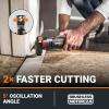 Worx WX696L 20V Power Share Sonicrafter Cordless Oscillating Multi-Tool(20V Cordless Oscillating Multi-Tool(Battery and Charger Included))