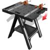 WORX WX051 Pegasus Folding Work Table & Sawhorse and SWANSON Tool Co S0101 7 Inch Speed Square, Blue