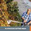 WORX 40V Nitro Driveshare 17″ Universal Hedge Trimmer Attachment, WA0220