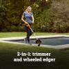 WORX Cordless String Trimmer & Lawn Edger, Electric Weed Wacker with 4.2 LBS, 20V Weed Eater with Auto Feed, Battery & Charger Included, WG154(12″ Trimmer & 360 CFM Blower)