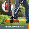 WORX Cordless String Trimmer & Lawn Edger, Electric Weed Wacker with 4.2 LBS, 20V Weed Eater with Auto Feed, Battery & Charger Included, WG154(13″ 40V 2 in 1 Trimmer w/(2) 2.0 Ah Batteries)