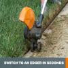 WORX Cordless String Trimmer & Lawn Edger, Electric Weed Wacker with 4.2 LBS, 20V Weed Eater with Auto Feed, Battery & Charger Included, WG154(13″ 40V 2 in 1 Trimmer w/(2) 2.0 Ah Batteries)