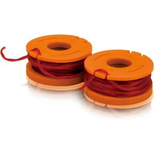 WORX Replacement Spool & Line for String Trimmers, 6-Pack, WA0010(2 Pack)