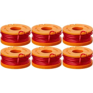 WORX Replacement Spool & Line for String Trimmers, 6-Pack, WA0010(6 Pack)