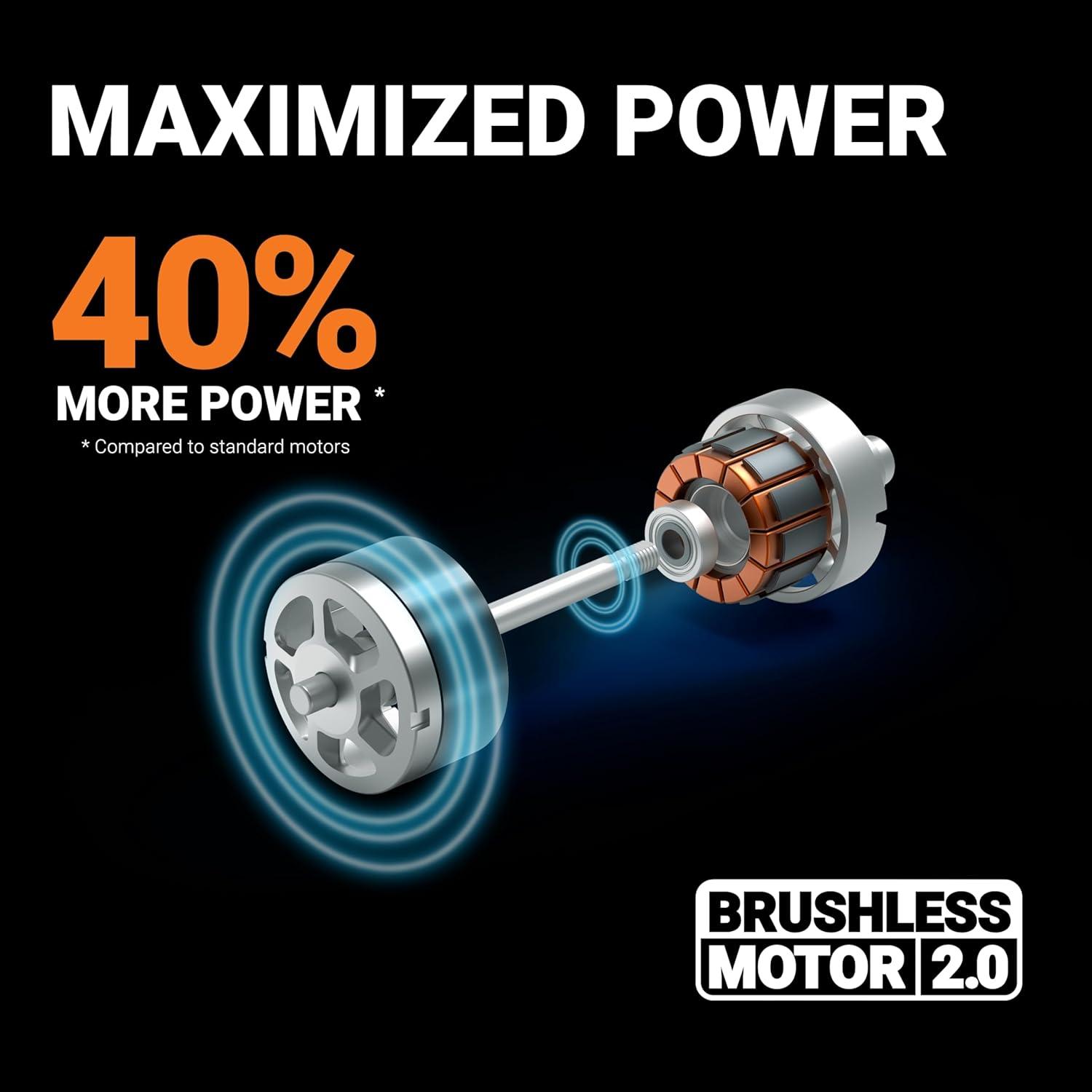 image:imageWORX Cordless String Trimmer amp Lawn Mower Combo 12 20V Weed Wacker with 90 Pivoting Head 17 40V Mower with 6Position Height Adjustments for Medium Size Yard 4 Batteries amp Charger Included