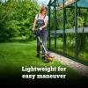 WORX Cordless String Trimmer & Lawn Mower Combo, 12” 20V Weed Wacker with 90° Pivoting Head, 17” 40V Mower with 6-Position Height Adjustments for Medium Size Yard, 4 Batteries & Charger Included